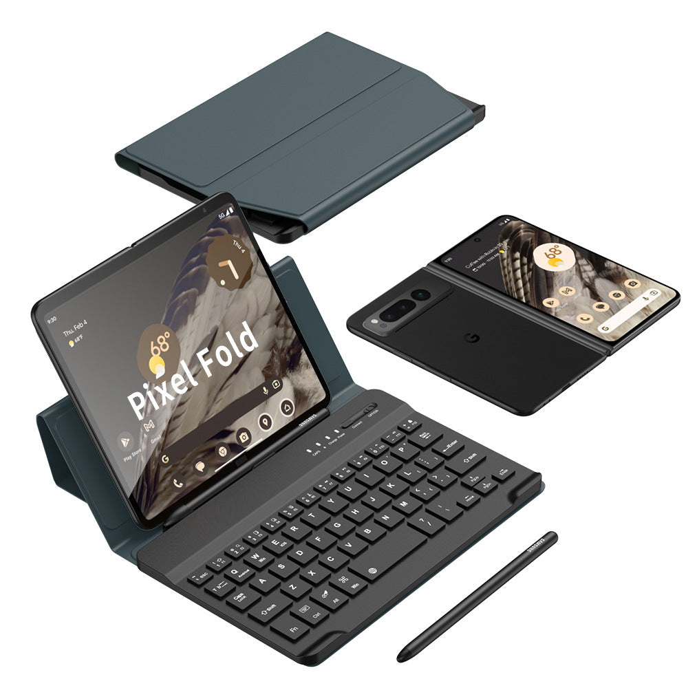 4-in-1 Wireless Keyboard Case for Google Pixel Fold Series - The Pixel Store