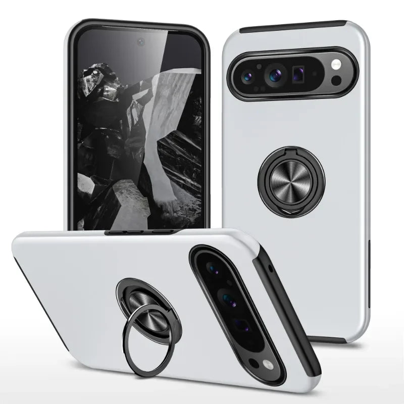 Magnetic Ring Stand Shockproof Case - The Pixel Store