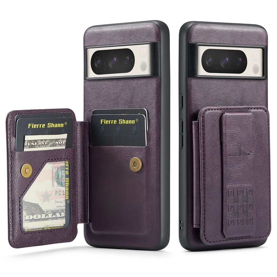 Premium Google Pixel 8A Leather Wallet Case - The Pixel Store