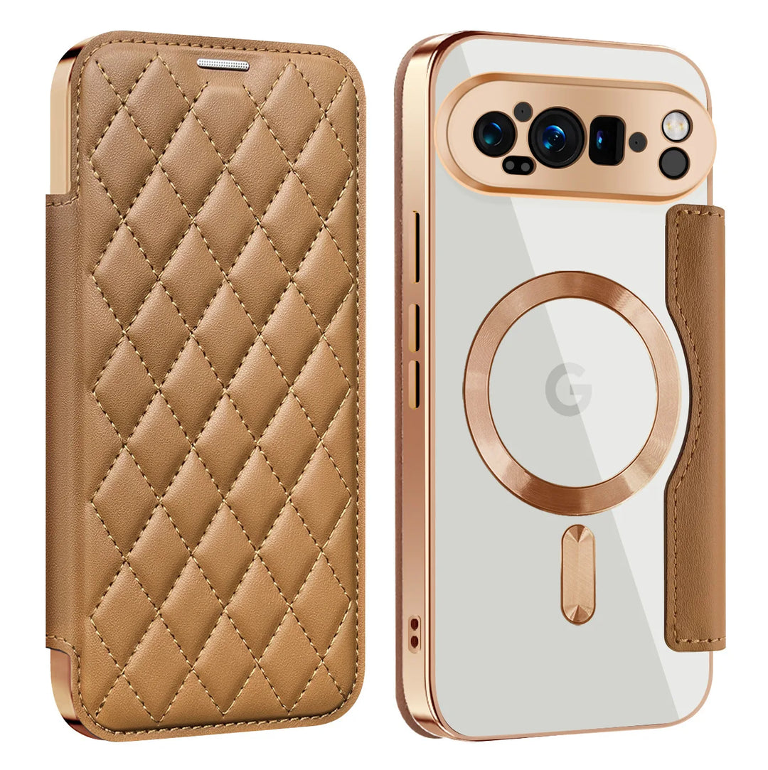 Elegant Leather Wallet Case with MagSafe - The Pixel Store