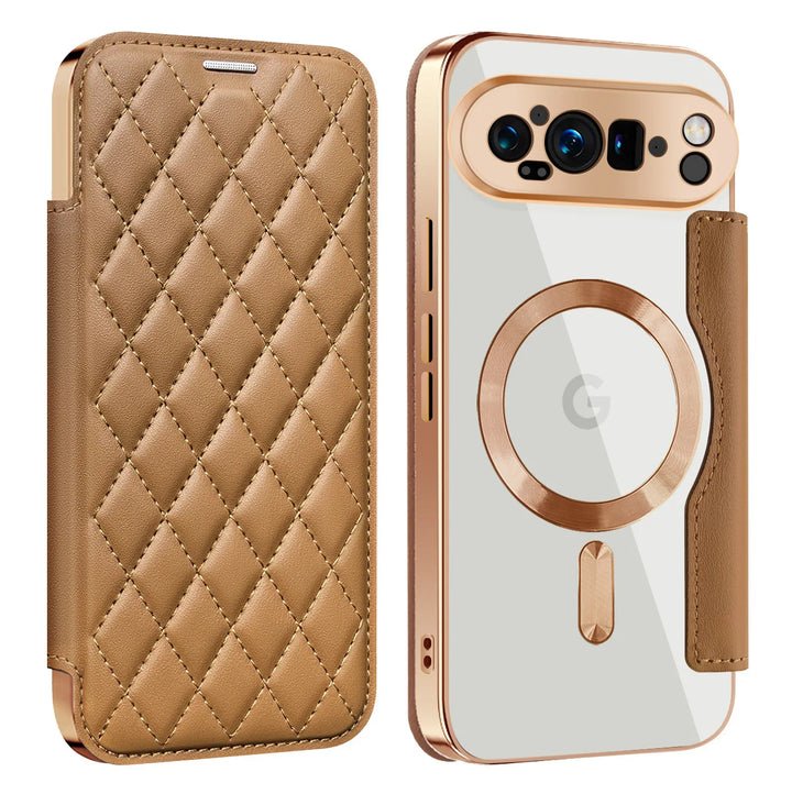 Elegant Leather Wallet Case with MagSafe - The Pixel Store
