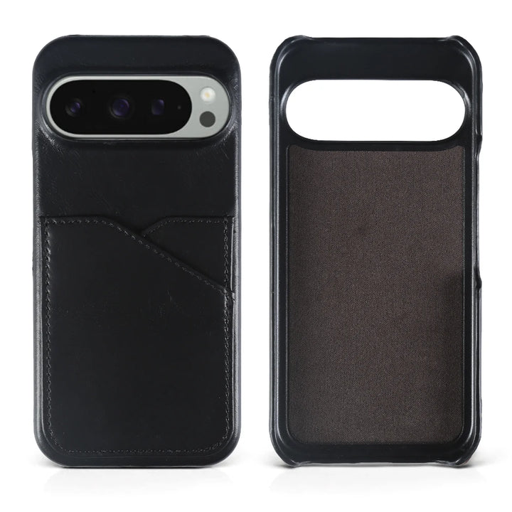 Premium Leather Card Holder Case - The Pixel Store