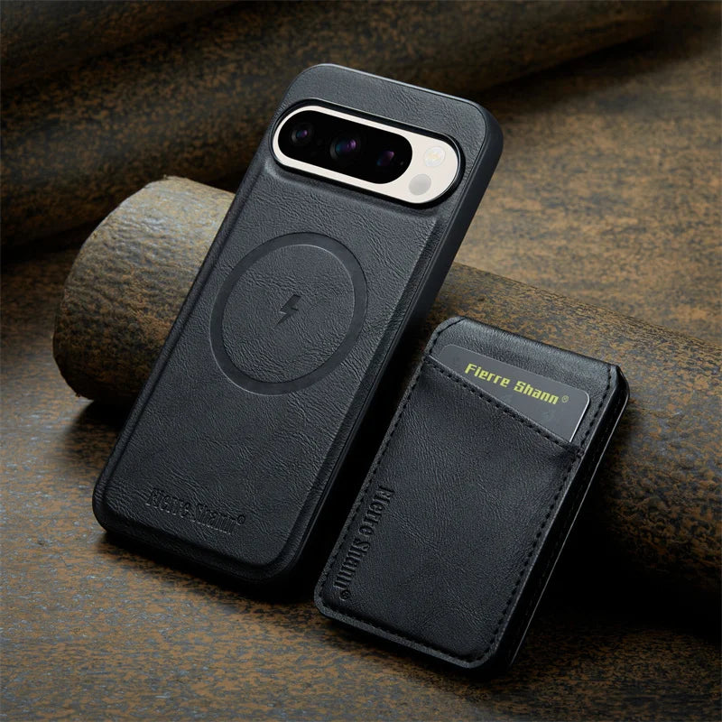 Leather Case with Wallet For Google Pixel Series - The Pixel Store