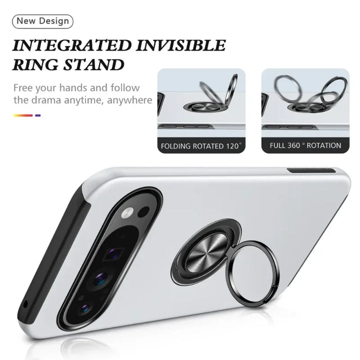 Magnetic Ring Stand Shockproof Case - The Pixel Store