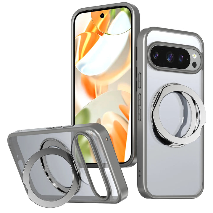 Clear Magnetic Ring Kickstand Case - The Pixel Store