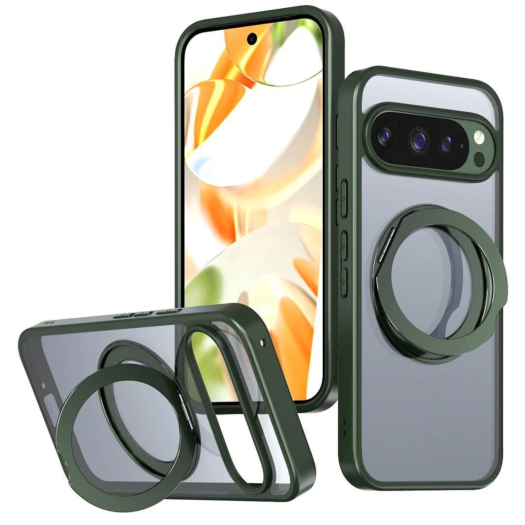 Clear Magnetic Ring Kickstand Case - The Pixel Store