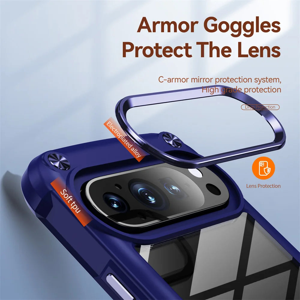 Transparent Shockproof Case For Google Pixel 9 Series - The Pixel Store