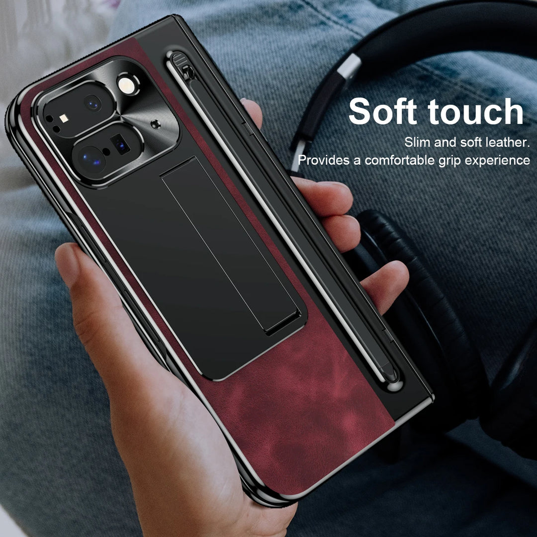 Leather Case With Touch Pen - The Pixel Store