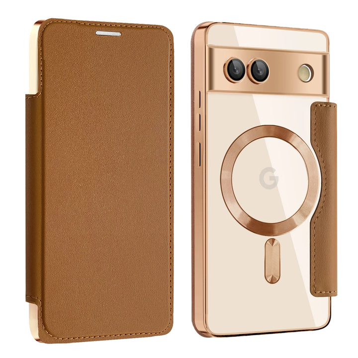 Leather Magsafe Wallet Case with Card Slot - The Pixel Store
