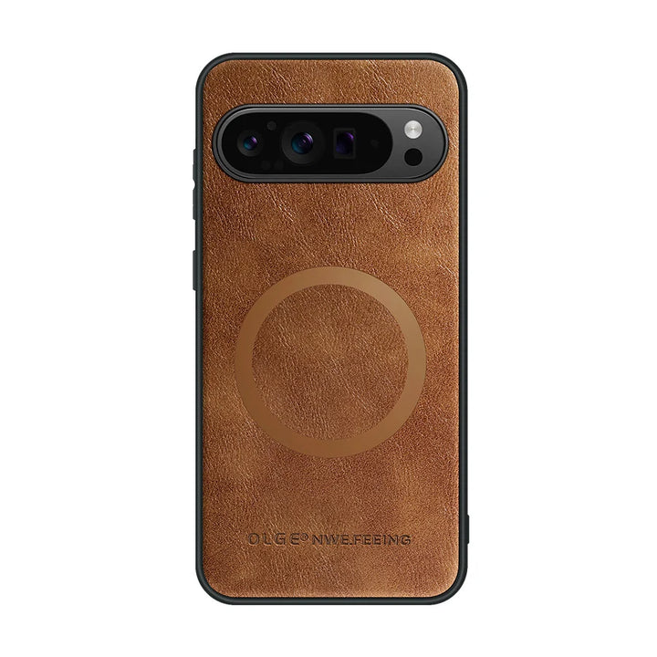 Anti-Fingerprint Leather Magnetic Case - The Pixel Store