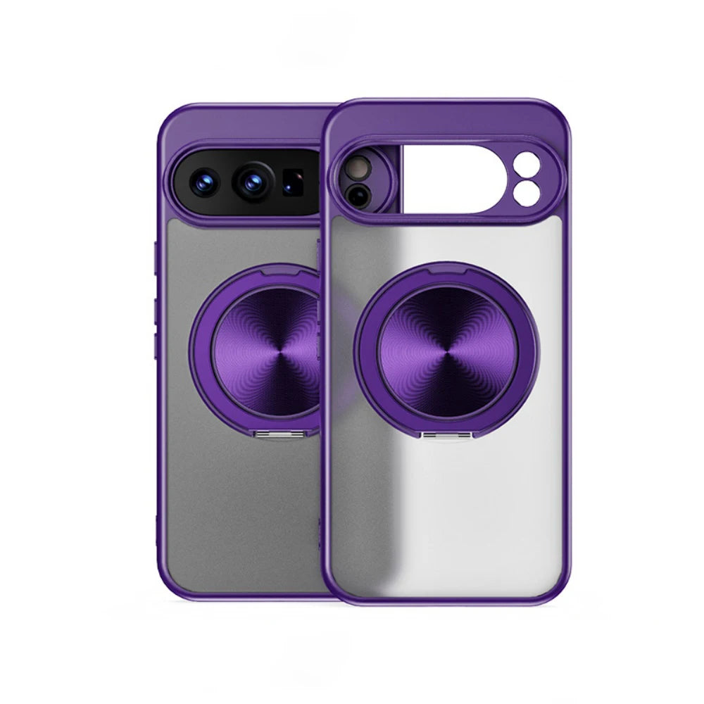 360° Ring Kickstand Case with Lens Protection - The Pixel Store