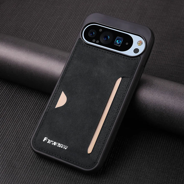 Card Slot Leather Case - The Pixel Store