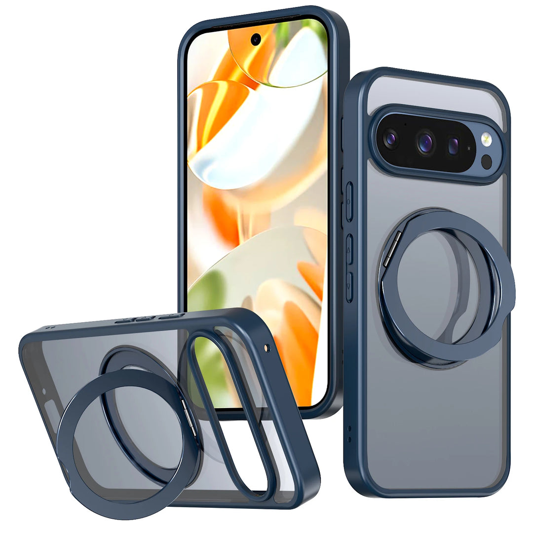 Clear Magnetic Ring Kickstand Case - The Pixel Store