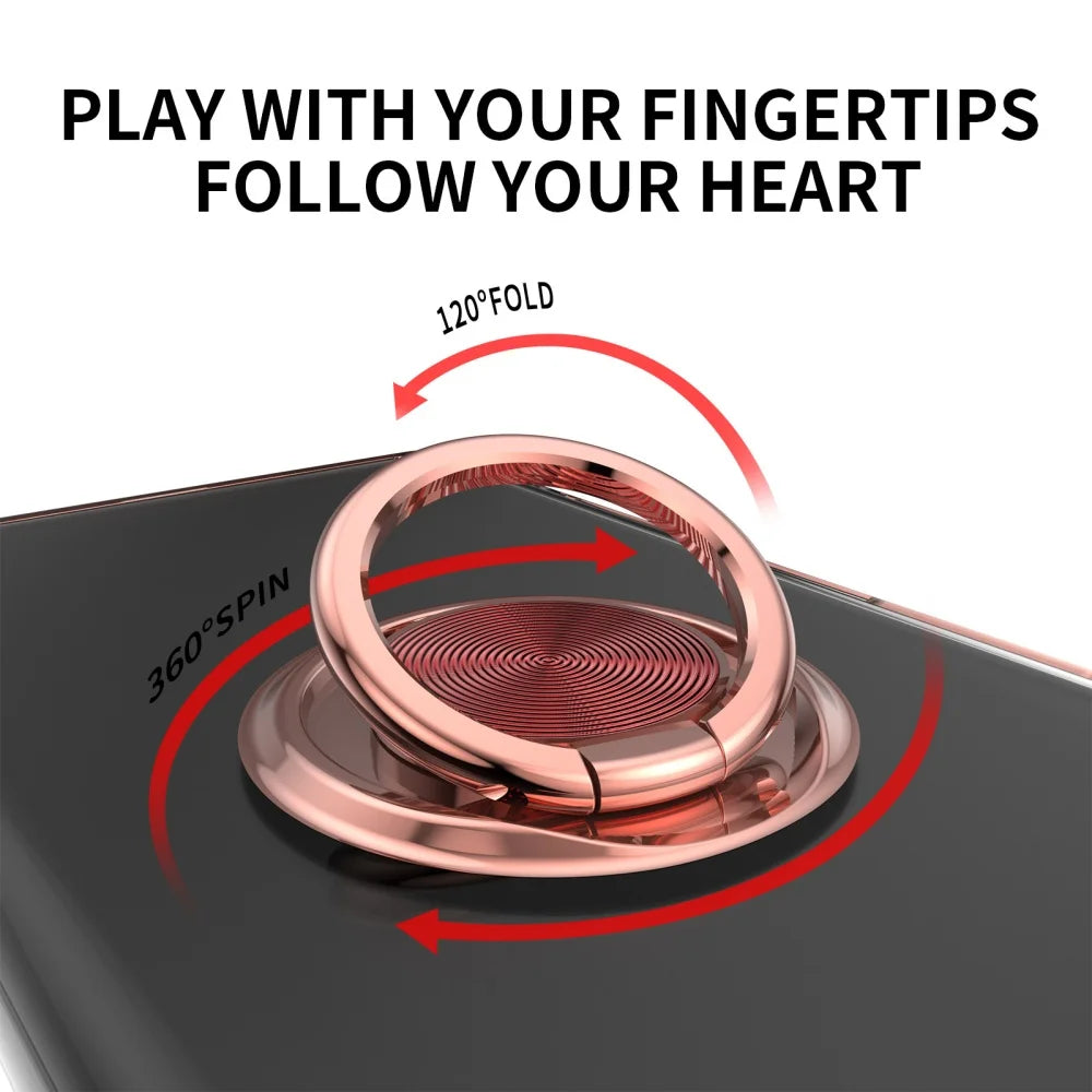 Luxury Magnetic Ring Case with Stand - The Pixel Store