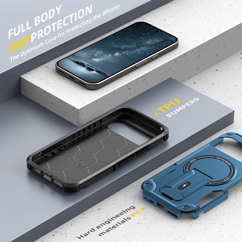 Rugged Magnetic Kickstand Case - The Pixel Store