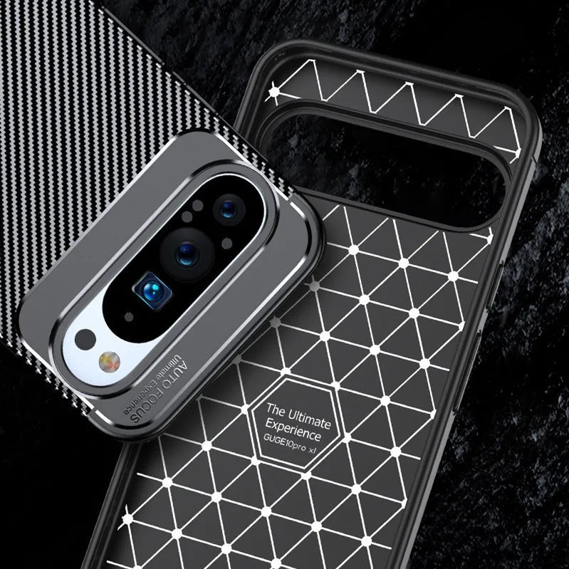 Carbon Fiber Texture Protective Case - The Pixel Store
