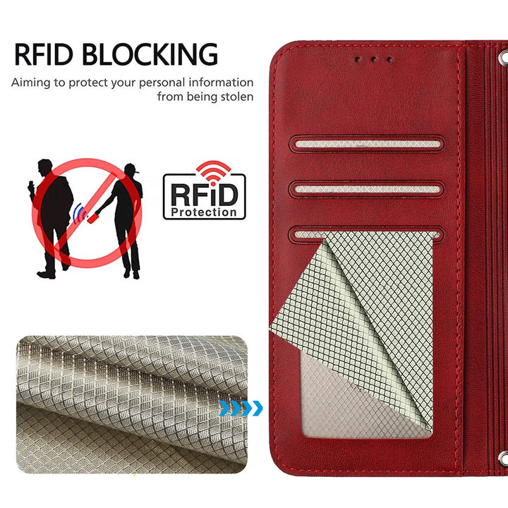 Leather Wallet Case with Strap For Pixel 10a