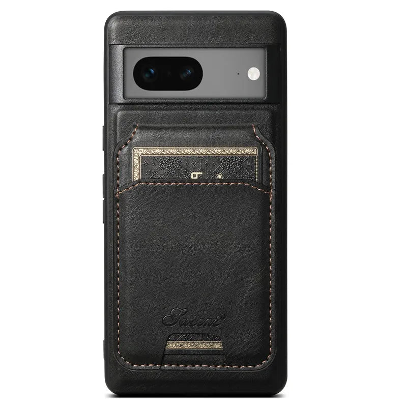 Leather Magsafe Case with Wallet For Pixel Series - The Pixel Store