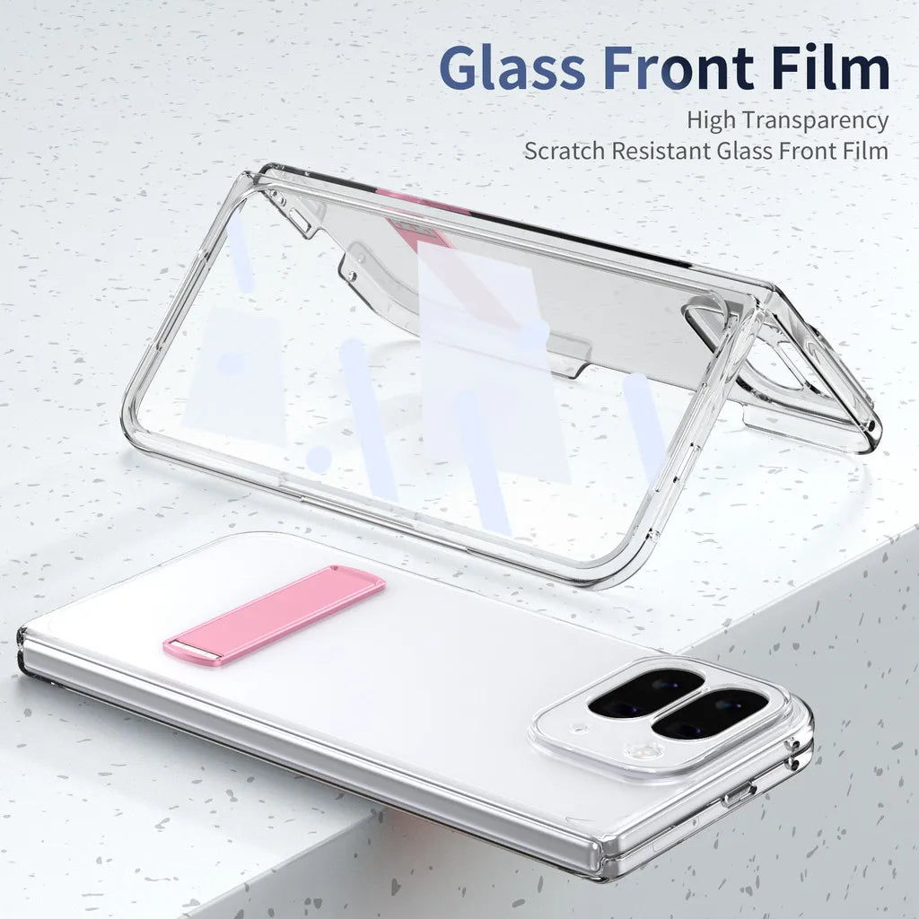 Clear Kickstand Case with Alloy Bracket - The Pixel Store