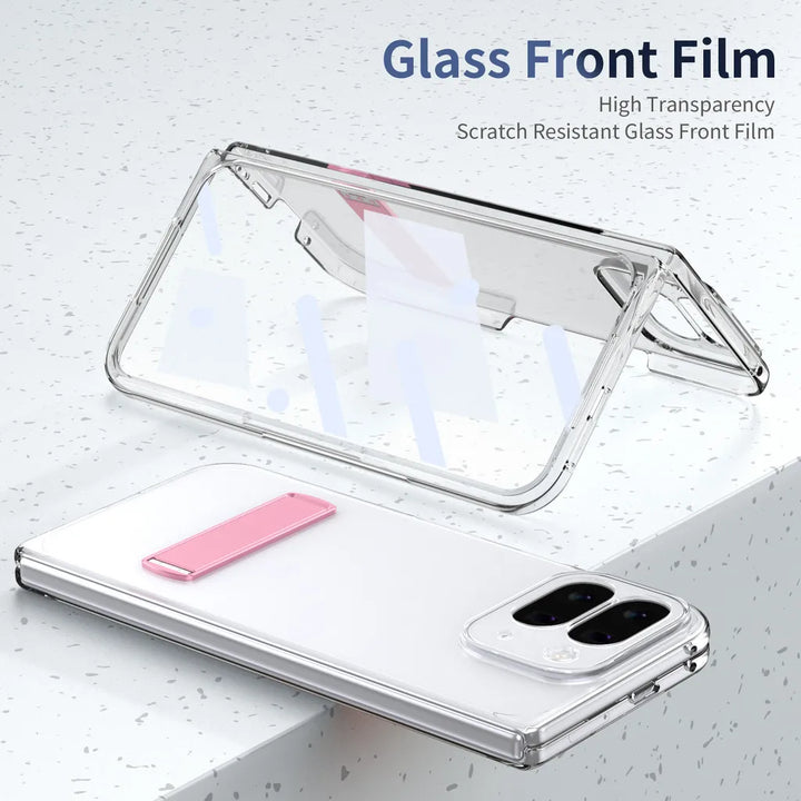 Clear Kickstand Case with Alloy Bracket - The Pixel Store