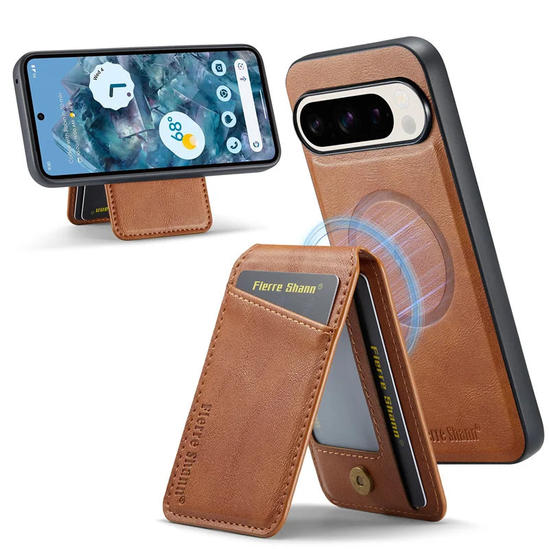 Magnetic Wallet Case with Stand For Pixel - The Pixel Store