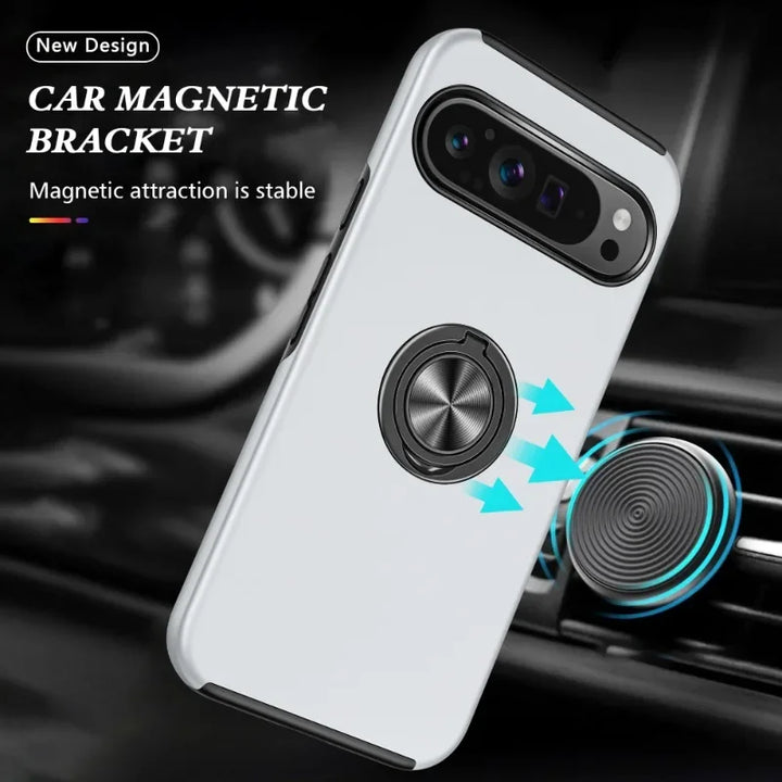 Magnetic Ring Stand Shockproof Case - The Pixel Store