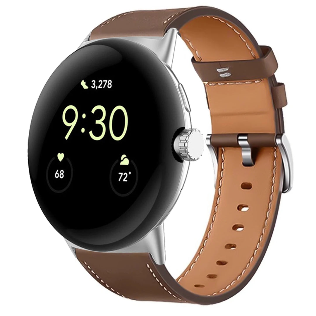 Premium Leather Band for Pixel Watch 4 - The Pixel Store
