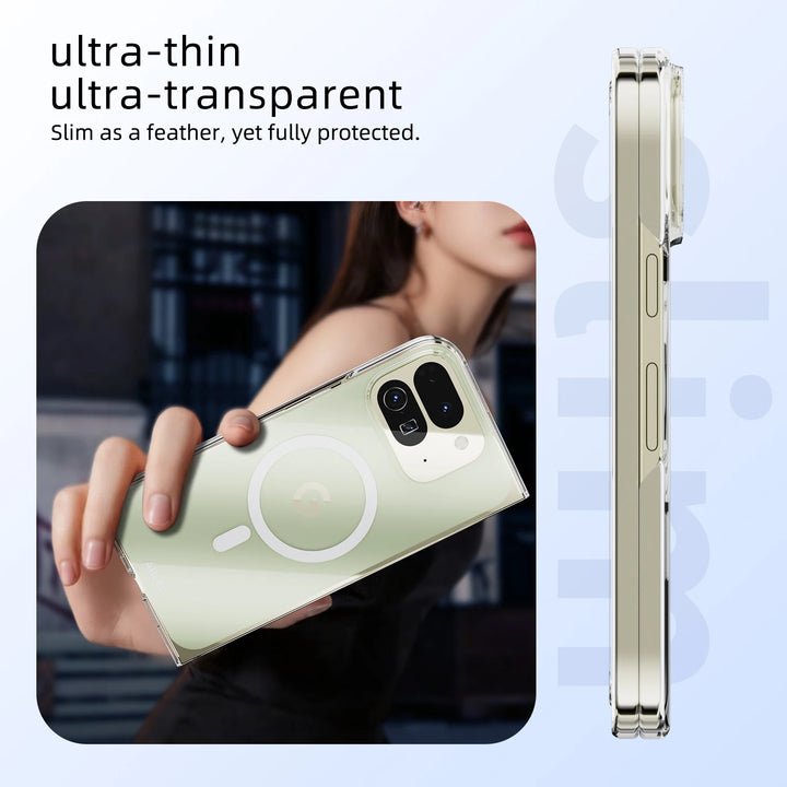 Clear Magnetic Case For Pixel 10 Pro Fold - The Pixel Store