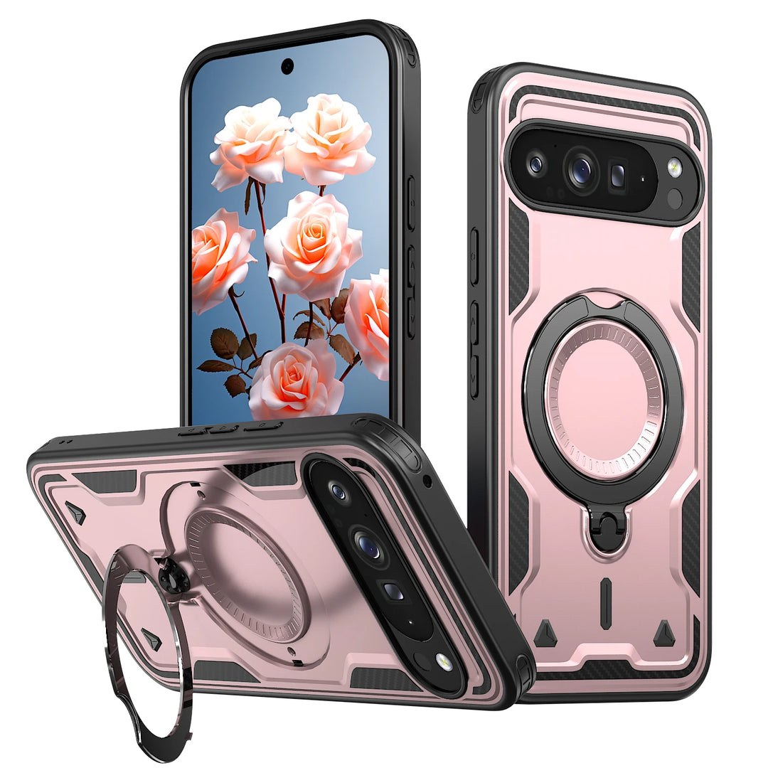 Magnetic Ring Case with 360° Grip - The Pixel Store
