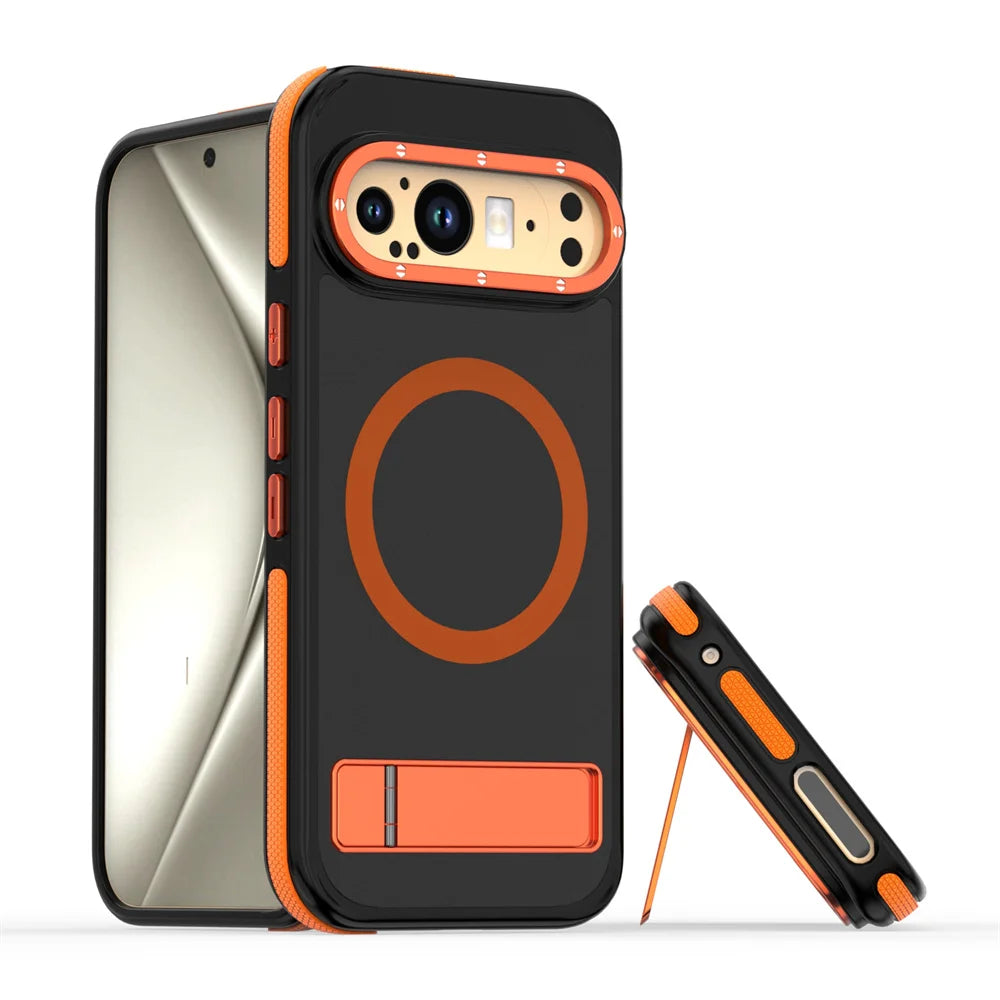 Shockproof Case with Folding Stand For Google Pixel 9 Series - The Pixel Store