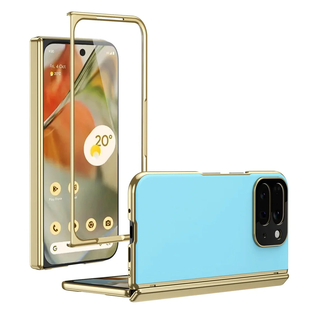Magnetic Hinge Protection Case with Tempered Glass - The Pixel Store