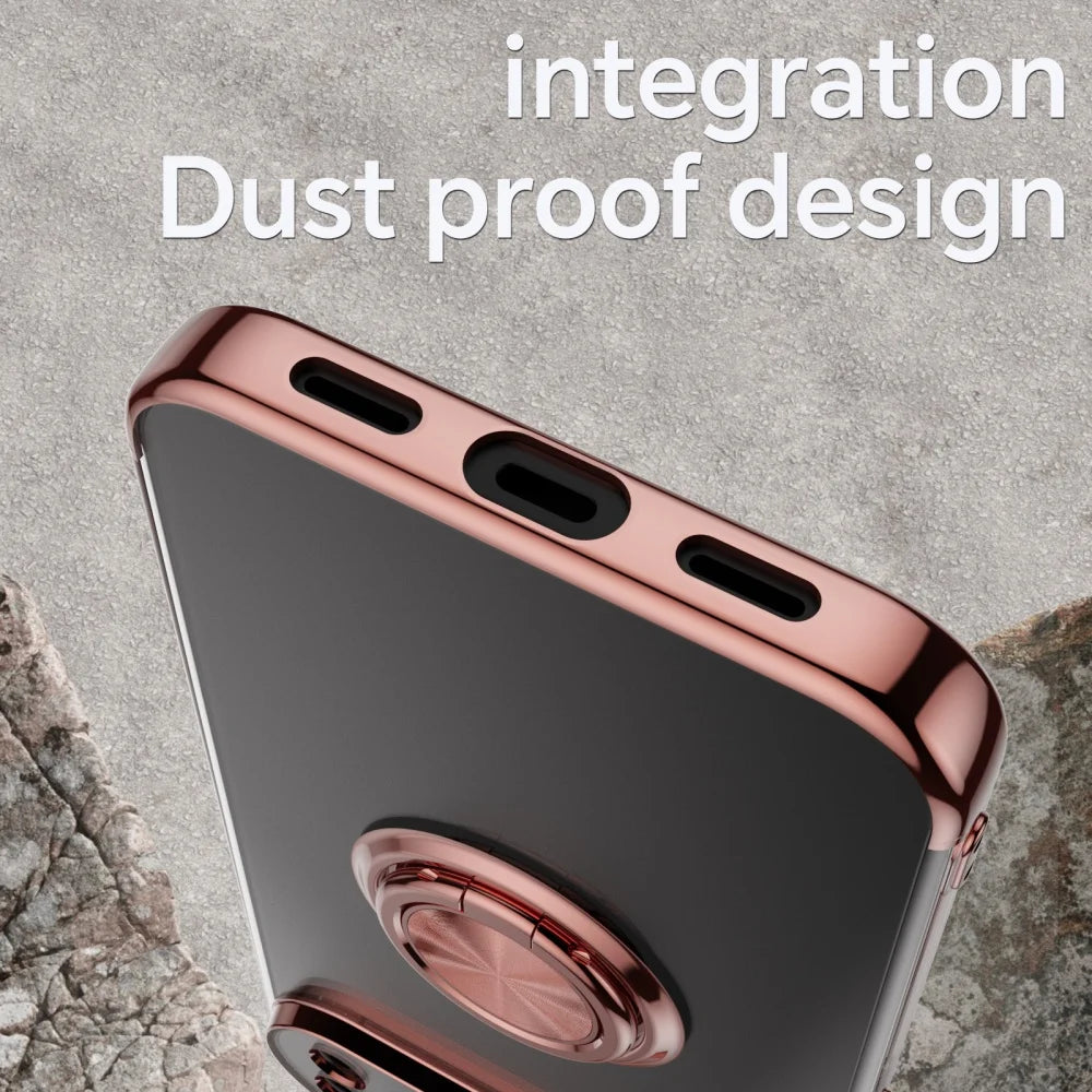 Luxury Magnetic Ring Case with Stand - The Pixel Store