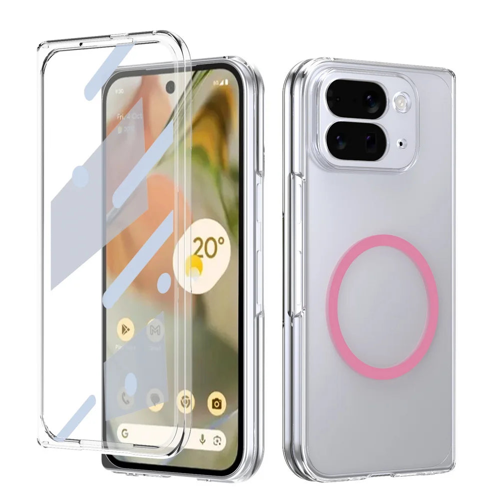 Pixel 10 Pro Fold Clear Magnetic Case - The Pixel Store