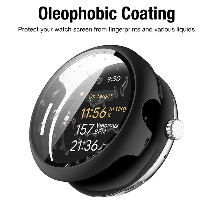 Protective Case with Screen Protector for Google Pixel Watch - The Pixel Store