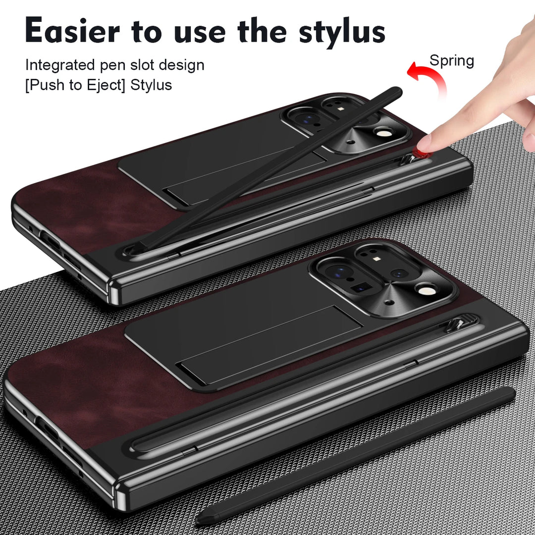 Leather Case With Touch Pen - The Pixel Store