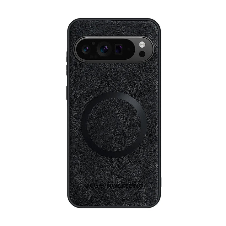 Anti-Fingerprint Leather Magnetic Case - The Pixel Store