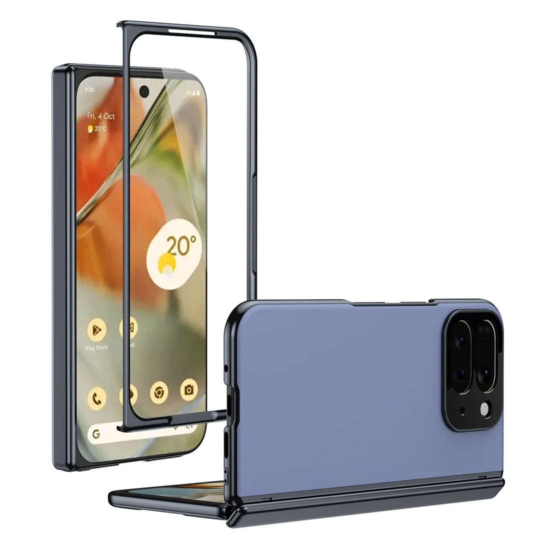 Magnetic Hinge Protection Case with Tempered Glass - The Pixel Store