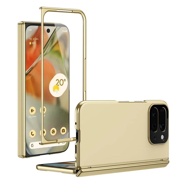 Magnetic Hinge Protection Case with Tempered Glass - The Pixel Store