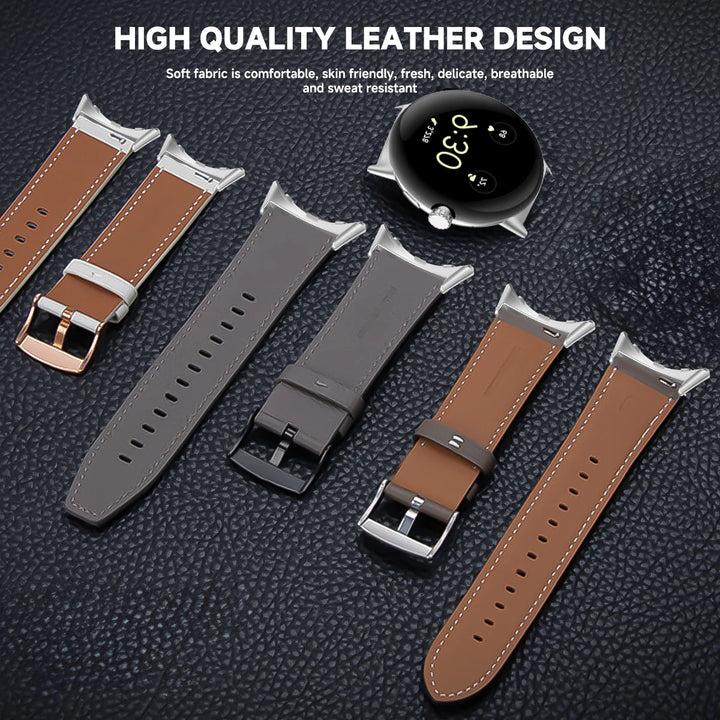 Premium Leather Band for Pixel Watch 4 - The Pixel Store