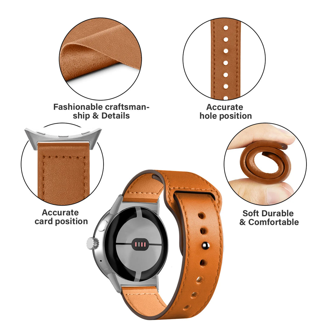 Leather Strap for Google Pixel Watch - The Pixel Store