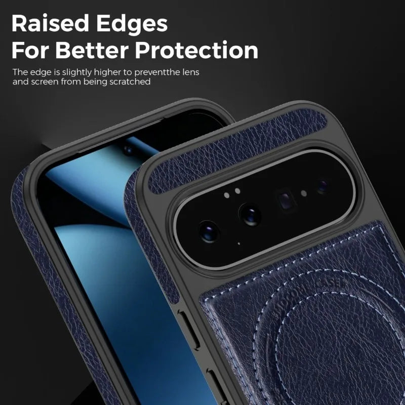 Magnetic Leather Kickstand Case For Pixel Series