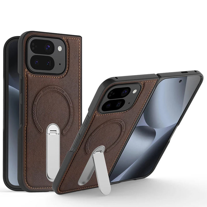 Magnetic Leather Case with Stand For Pixel Fold - The Pixel Store
