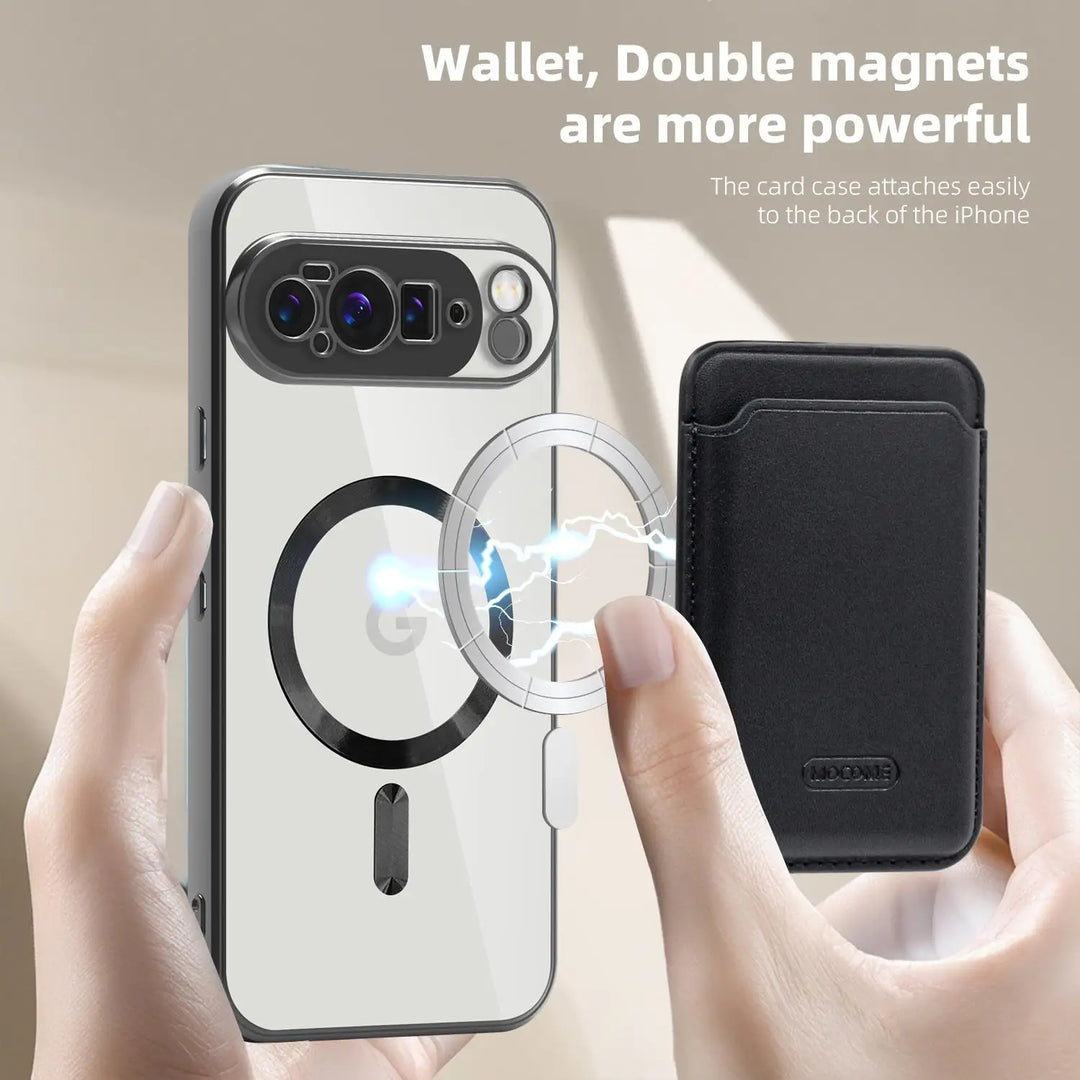 MagSafe Clear Case with Magnetic Wallet - The Pixel Store