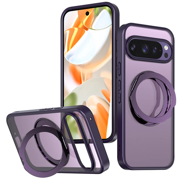 Clear Magnetic Ring Kickstand Case - The Pixel Store