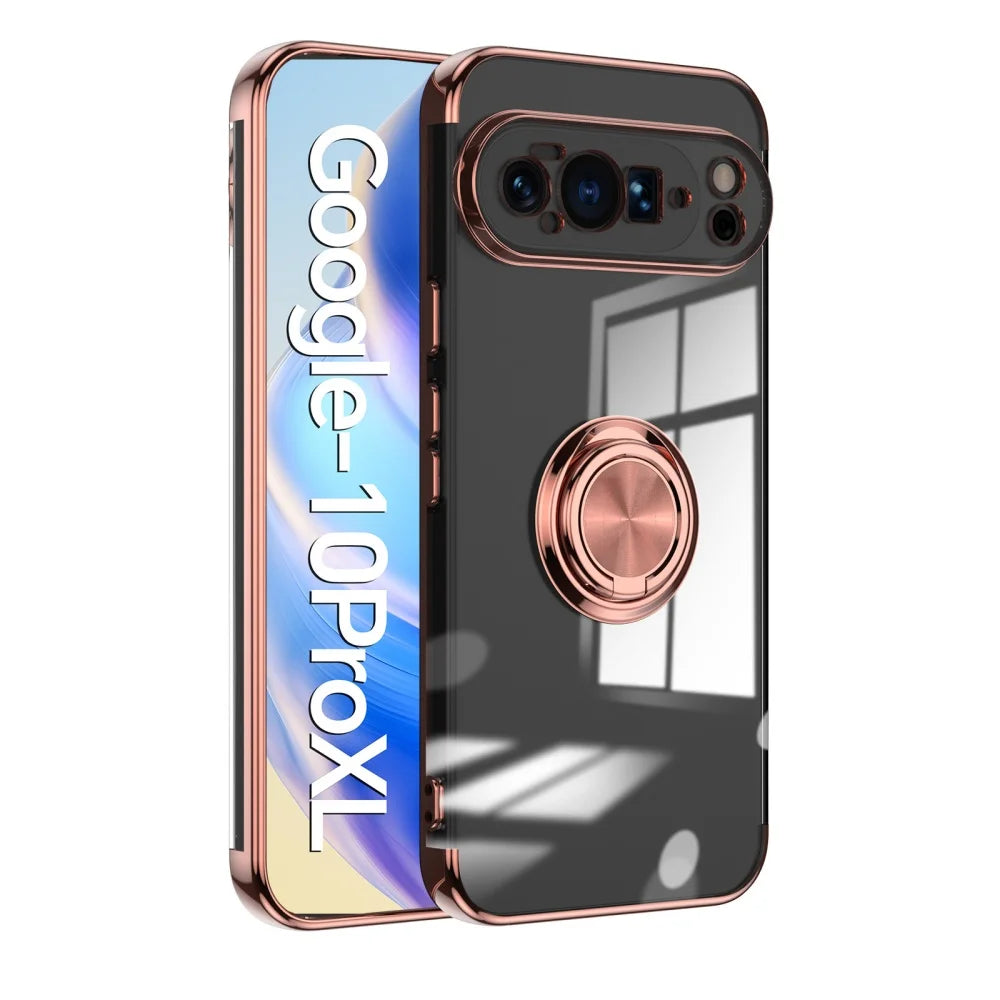 Luxury Magnetic Ring Case with Stand - The Pixel Store