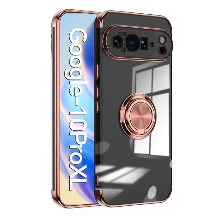 Luxury Magnetic Ring Case with Stand - The Pixel Store