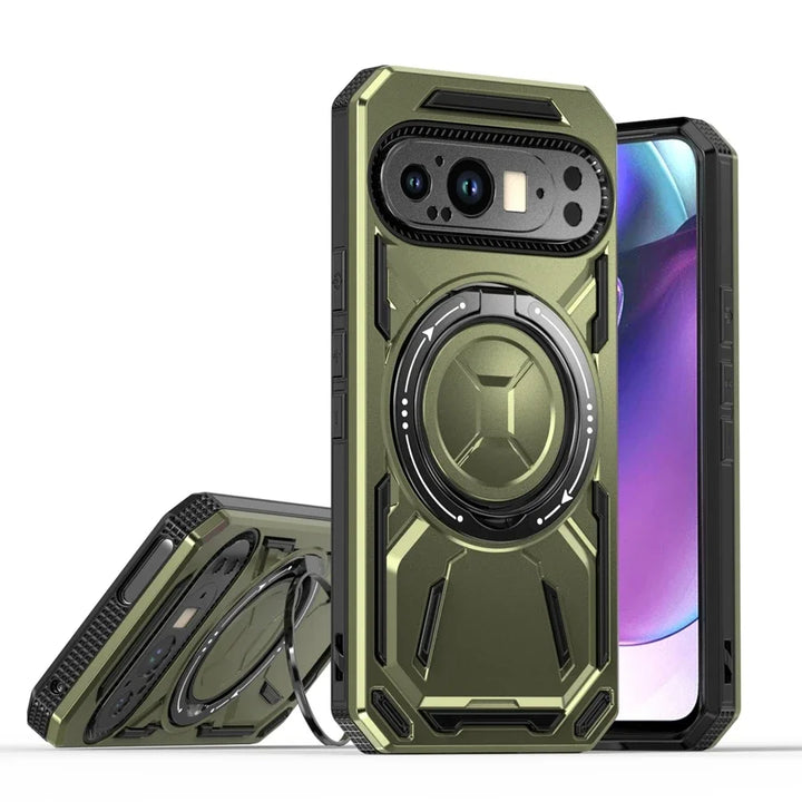 Magnetic Armor Case with Ring for Google Pixel Series - The Pixel Store