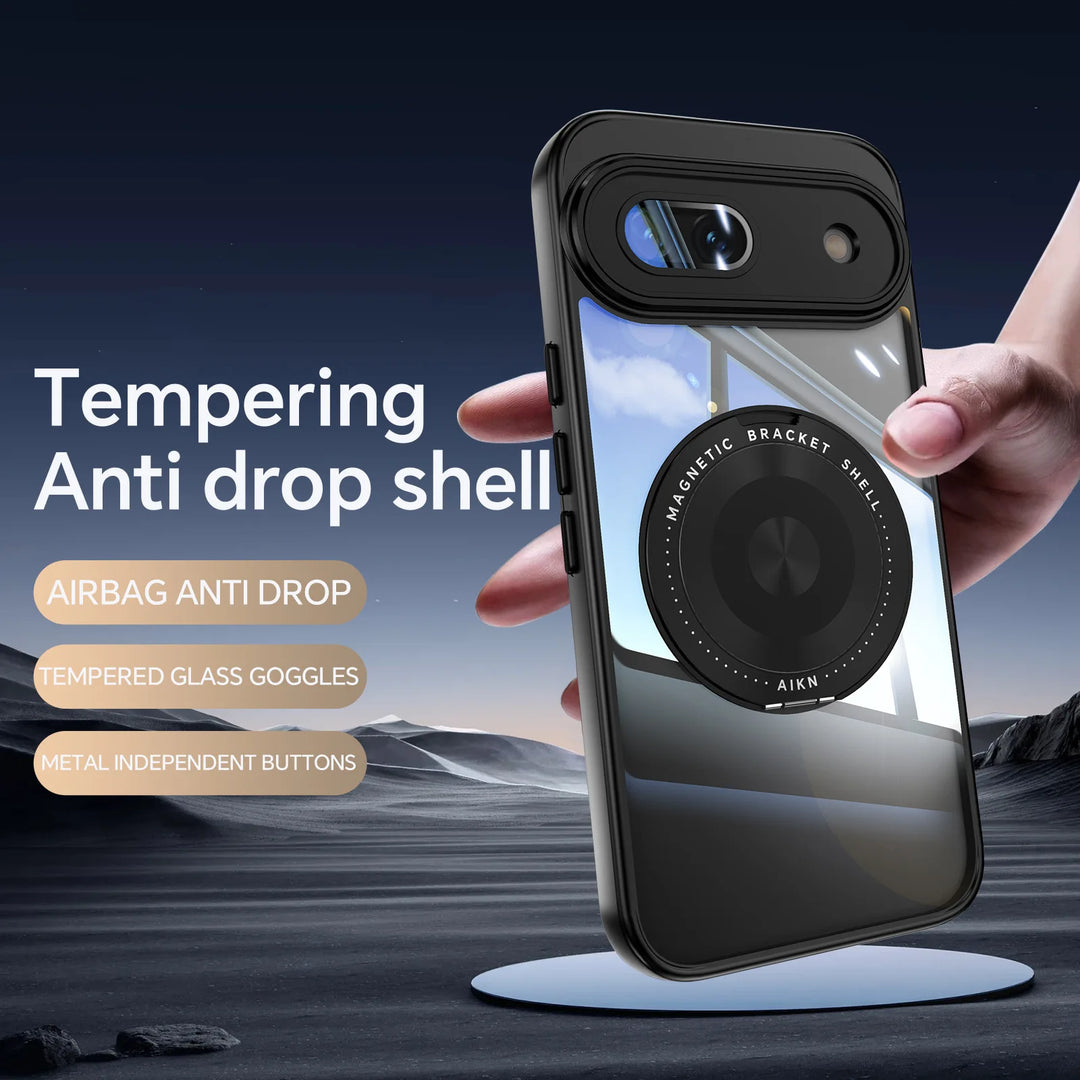Shockproof Magnetic Case with Stand For Google Pixel 9 Series - The Pixel Store
