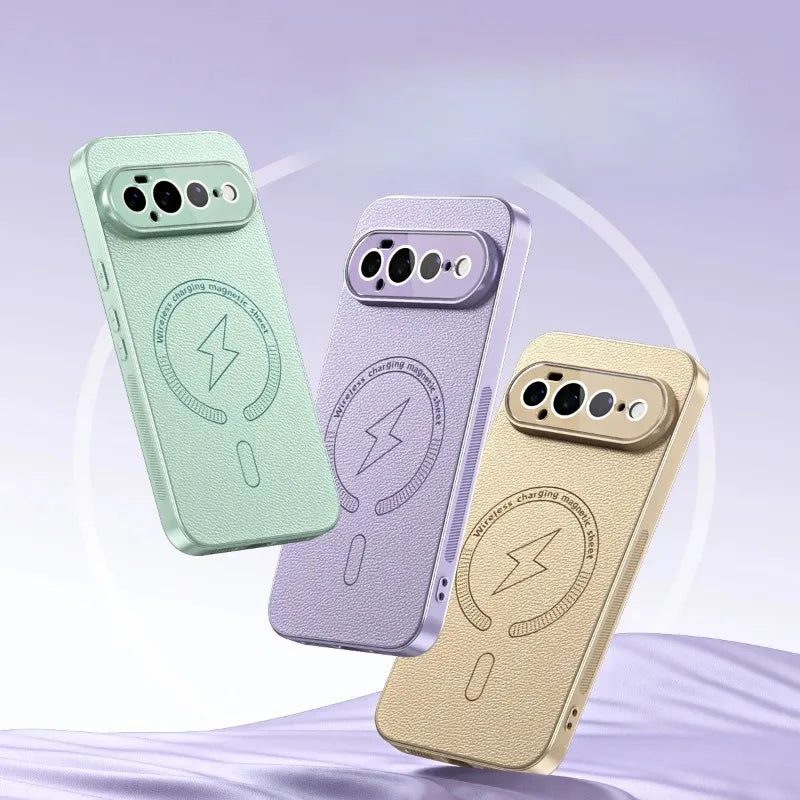 Magnetic Leather Case For Pixel Series