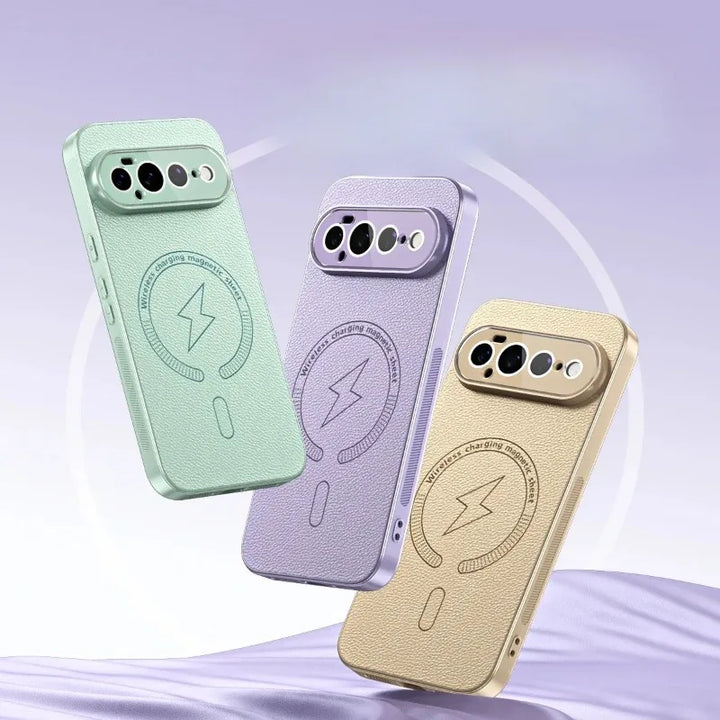 Magnetic Leather Case For Pixel Series